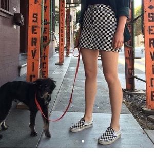 UNIF checkered skirt